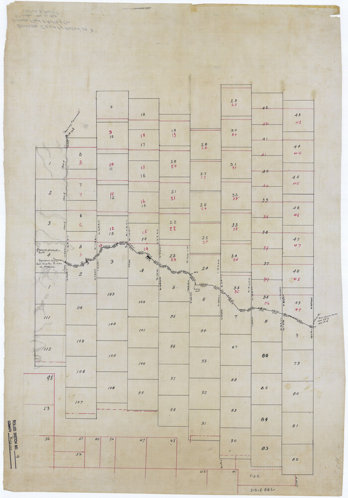 5327, Briscoe County Rolled Sketch 9, General Map Collection