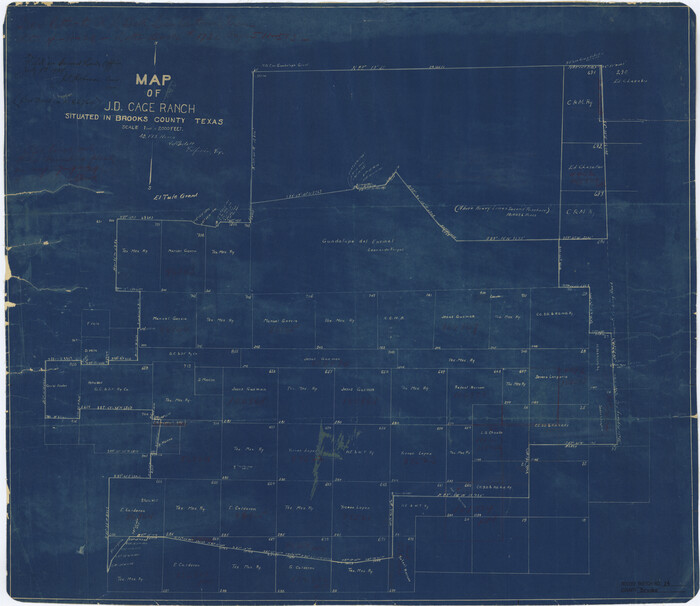 5339, Brooks County Rolled Sketch 14, General Map Collection