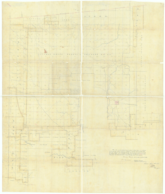 5382, Callahan County Rolled Sketch 5, General Map Collection