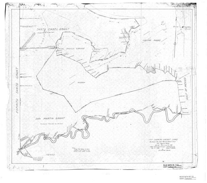 5384, Cameron County Rolled Sketch 7A, General Map Collection