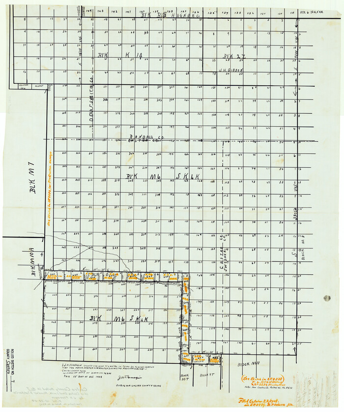 5417, Castro County Rolled Sketch 7, General Map Collection