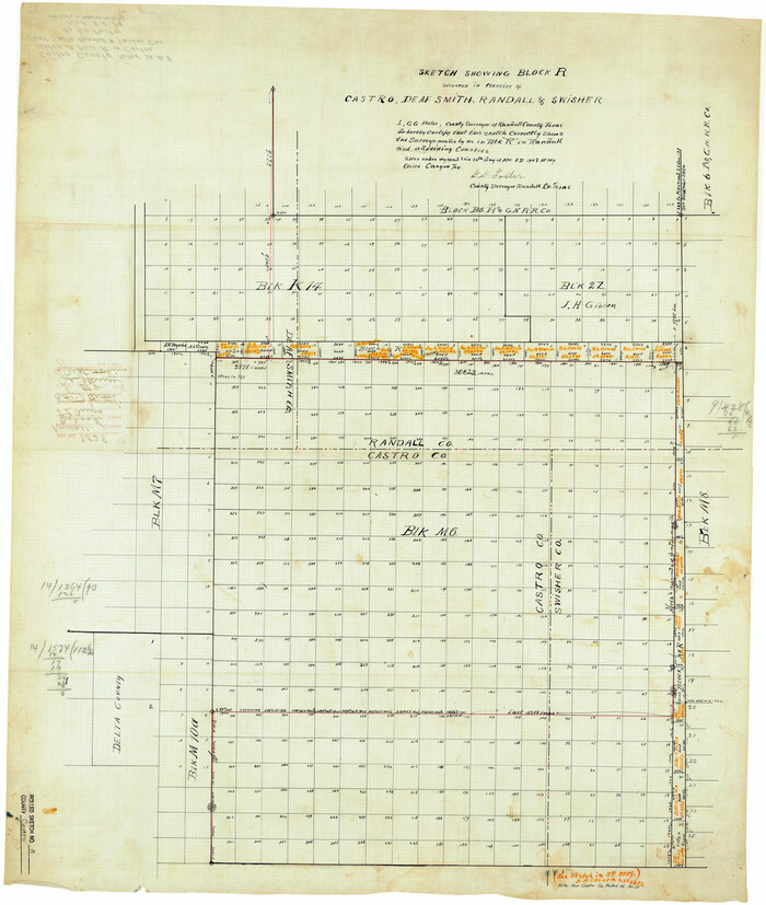 5418, Castro County Rolled Sketch 8, General Map Collection