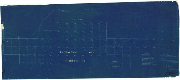 5438, Childress County Rolled Sketch 4, General Map Collection
