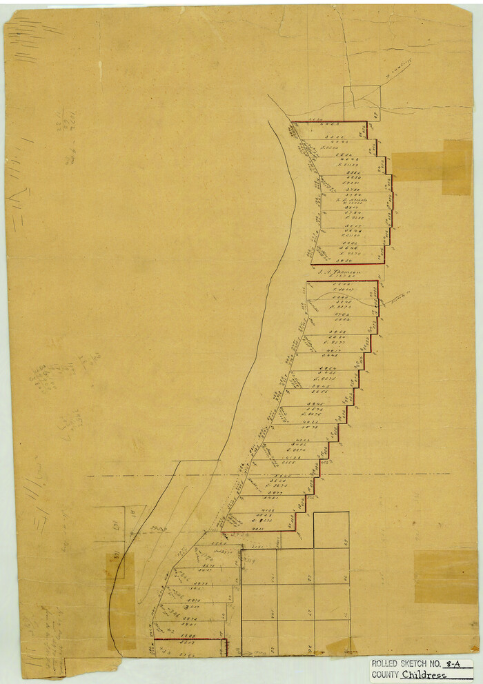 5443, Childress County Rolled Sketch 8A, General Map Collection