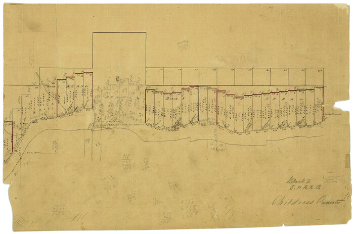 5444, Childress County Rolled Sketch 8B, General Map Collection