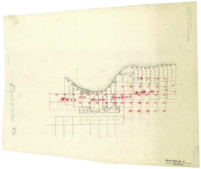 5446, Childress County Rolled Sketch 9, General Map Collection