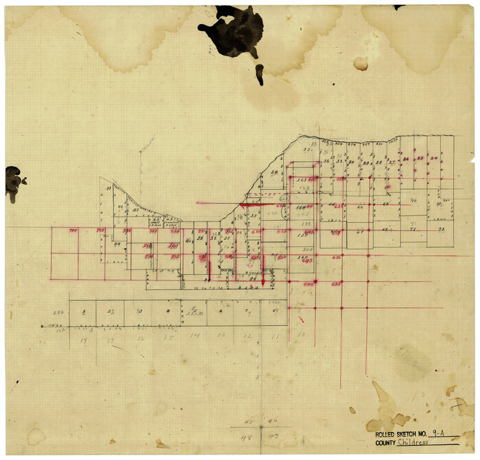 5447, Childress County Rolled Sketch 9A, General Map Collection