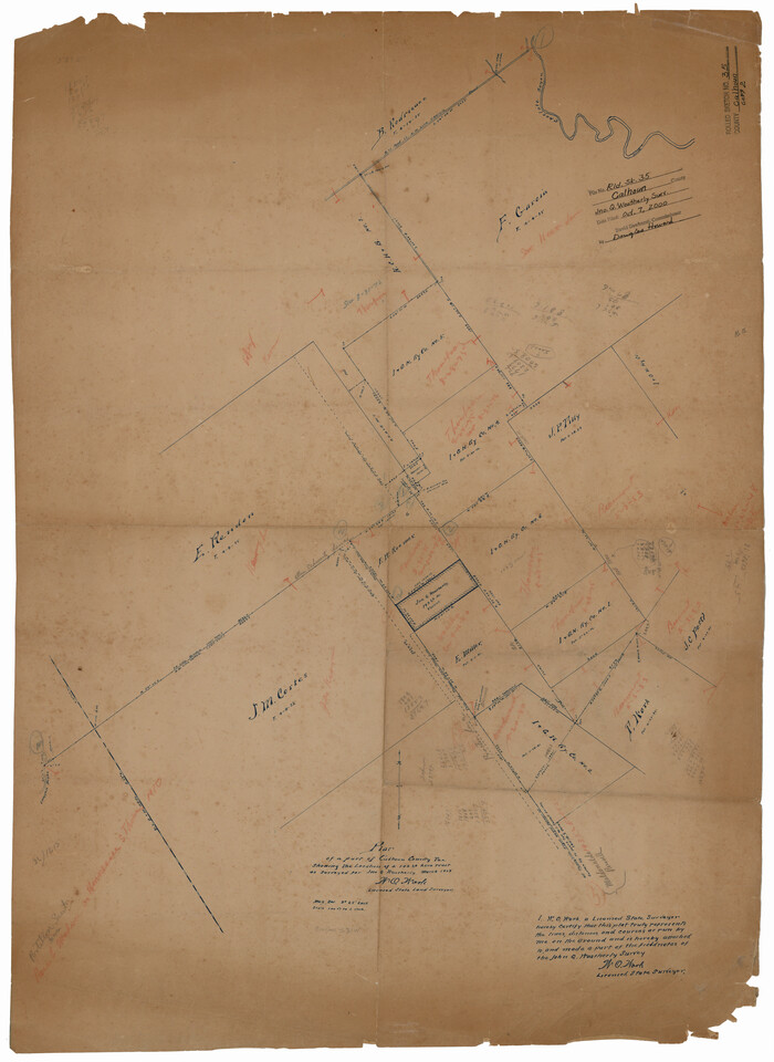 5511, Calhoun County Rolled Sketch 35, General Map Collection
