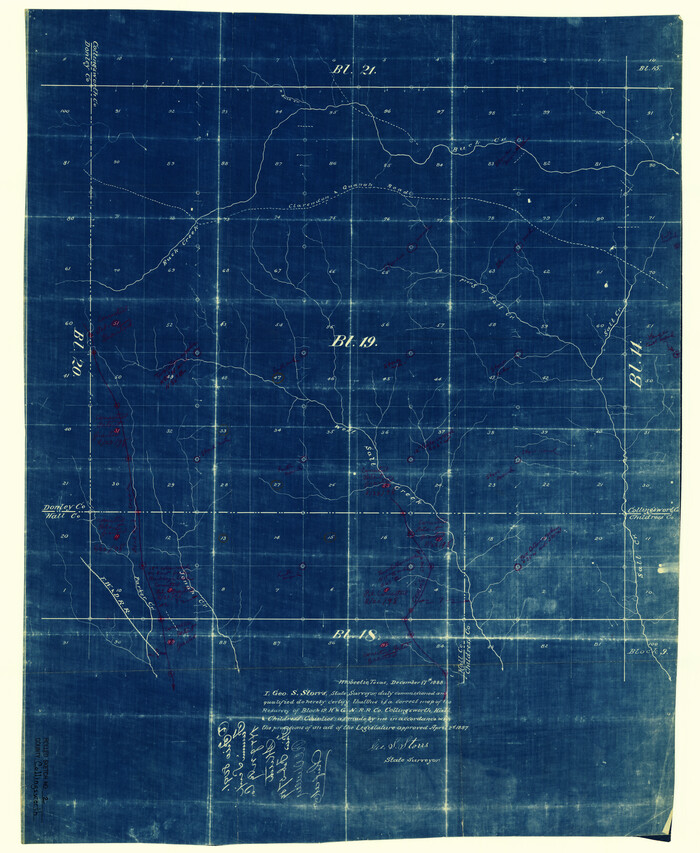 5531, Collingsworth County Rolled Sketch 2, General Map Collection
