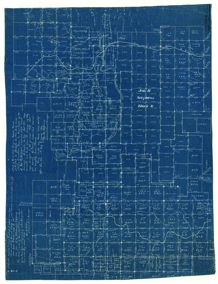 5568, Cottle County Rolled Sketch 11, General Map Collection