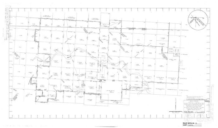 5571, Cottle County Rolled Sketch 13, General Map Collection