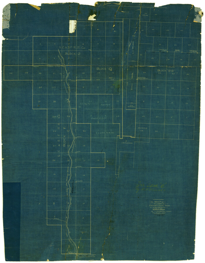 5583, Crockett County Rolled Sketch 23, General Map Collection

