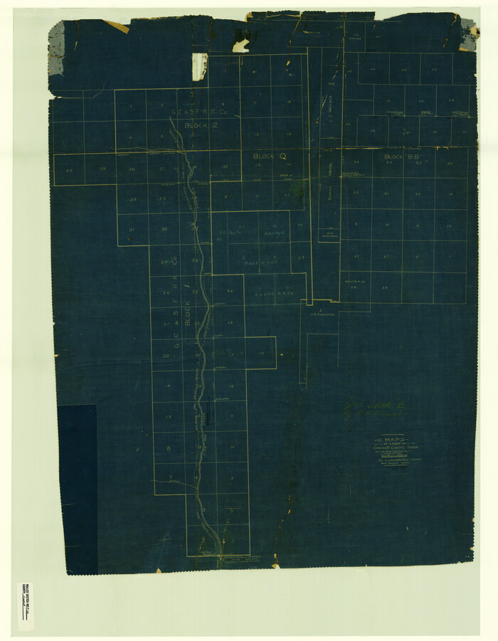5583, Crockett County Rolled Sketch 23, General Map Collection