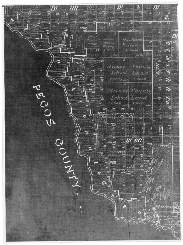 5591, Crockett County Rolled Sketch 41, General Map Collection