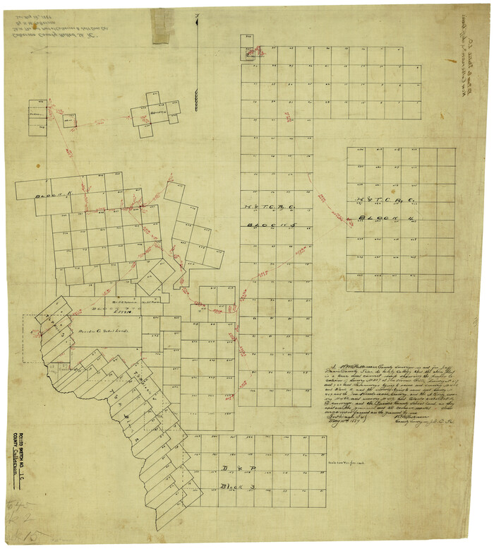 5645, Culberson County Rolled Sketch 1, General Map Collection