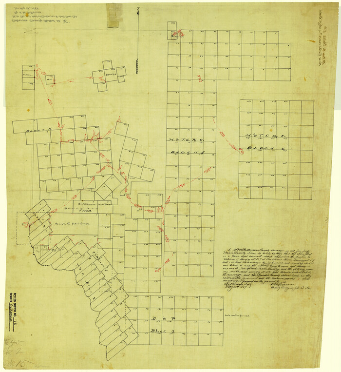 5645, Culberson County Rolled Sketch 1, General Map Collection