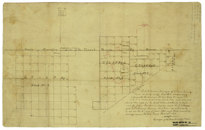 5647, Culberson County Rolled Sketch 10, General Map Collection