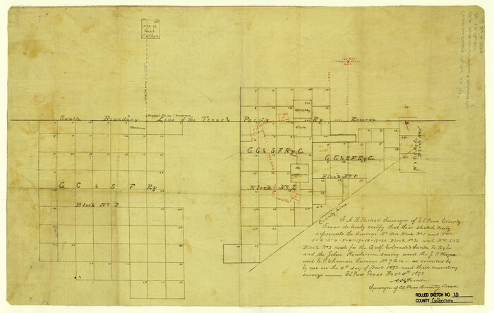 5647, Culberson County Rolled Sketch 10, General Map Collection