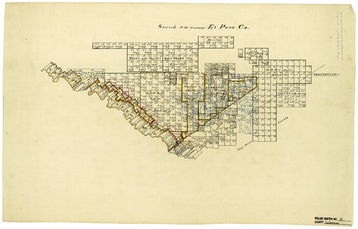5651, Culberson County Rolled Sketch 19, General Map Collection
