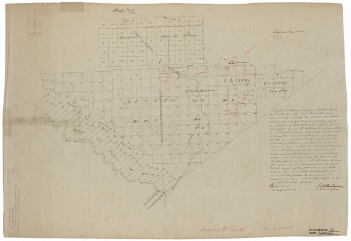 5655, Culberson County Rolled Sketch 23, General Map Collection