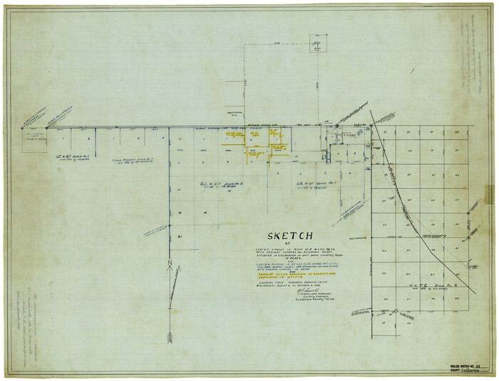 5661, Culberson County Rolled Sketch 38, General Map Collection
