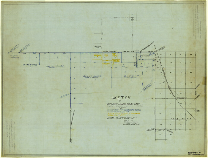 5661, Culberson County Rolled Sketch 38, General Map Collection