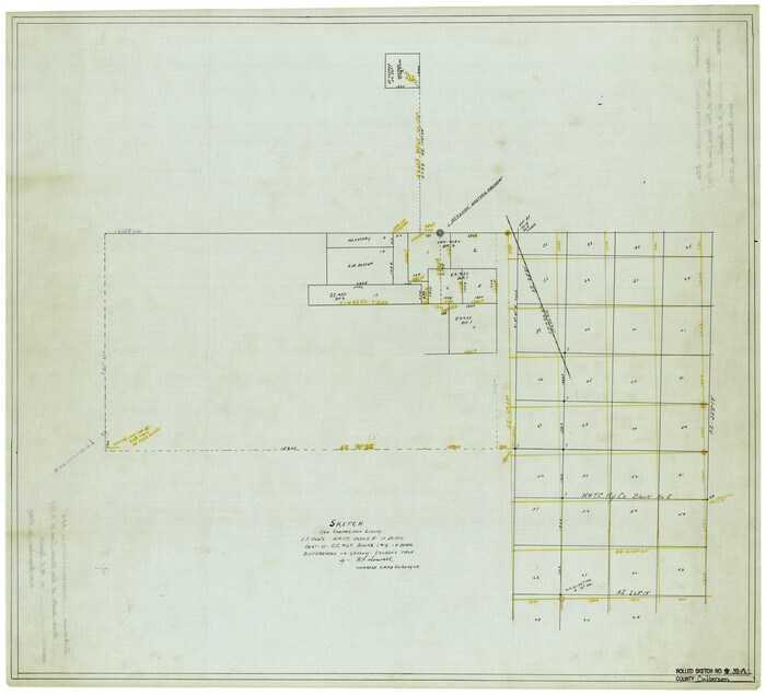 5662, Culberson County Rolled Sketch 38A, General Map Collection