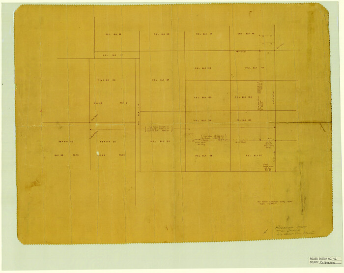 5663, Culberson County Rolled Sketch 42, General Map Collection