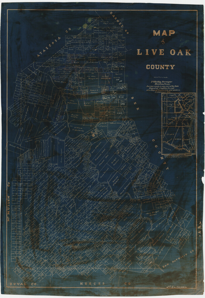 567, Map of Live Oak County, Texas, Maddox Collection