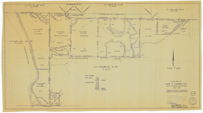 5701, Denton County Rolled Sketch 4, General Map Collection