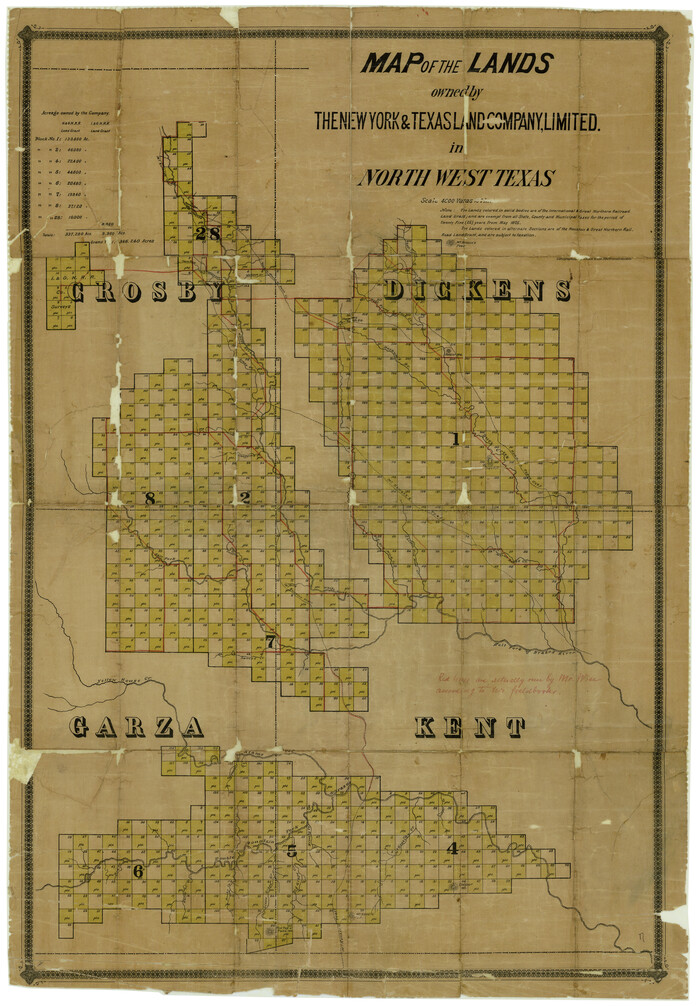 5706, Dickens County Rolled Sketch 7, General Map Collection
