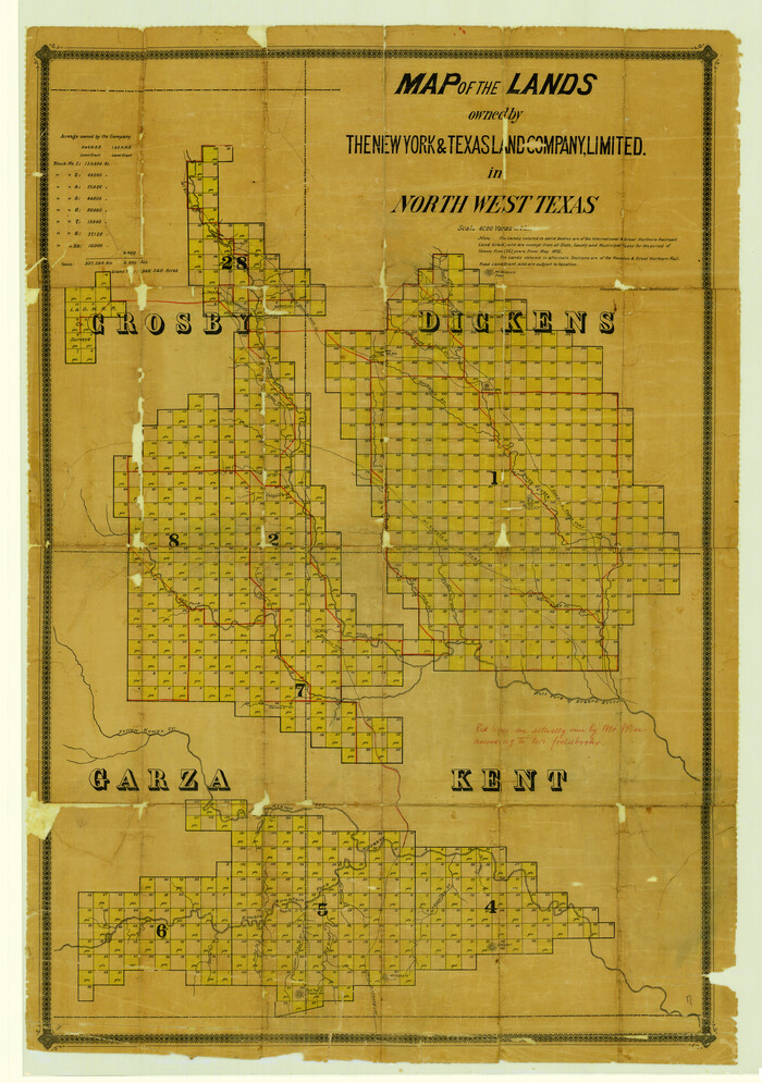 5706, Dickens County Rolled Sketch 7, General Map Collection