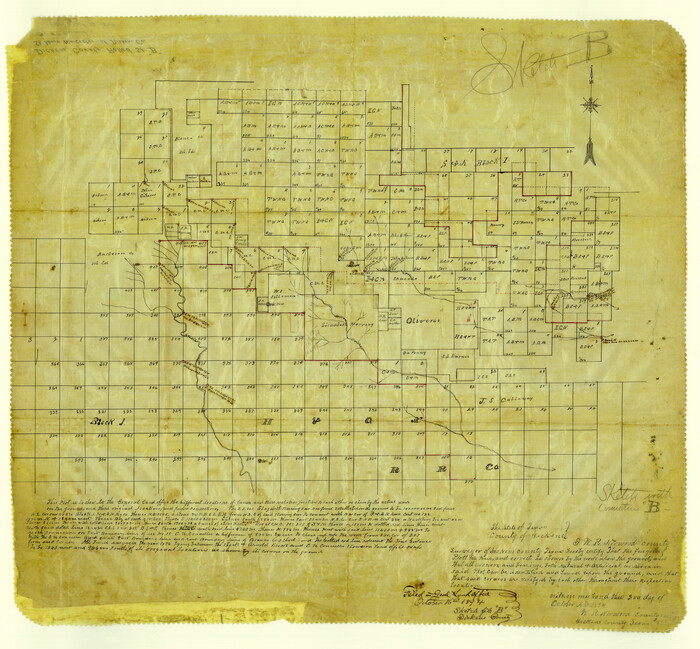 5709, Dickens County Rolled Sketch B, General Map Collection