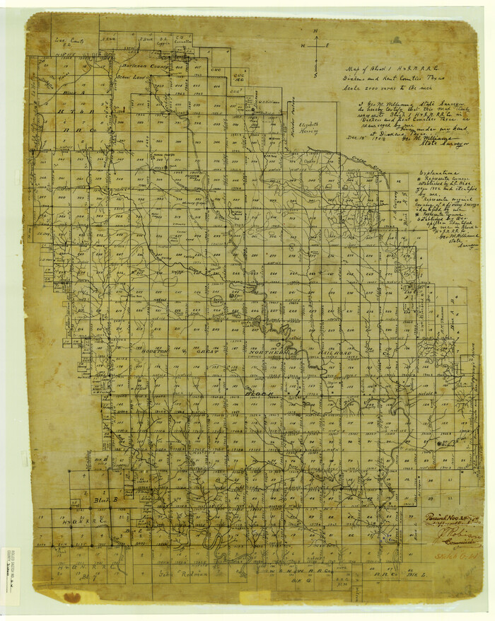 5711, Dickens County Rolled Sketch GW, General Map Collection
