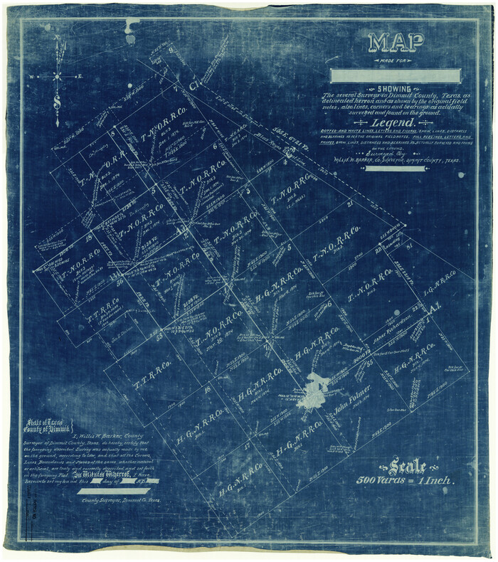 5716, Dimmit County Rolled Sketch 6, General Map Collection
