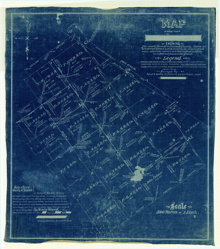5716, Dimmit County Rolled Sketch 6, General Map Collection