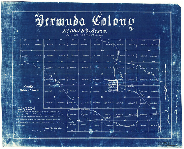 5717, Dimmit County Rolled Sketch 7, General Map Collection
