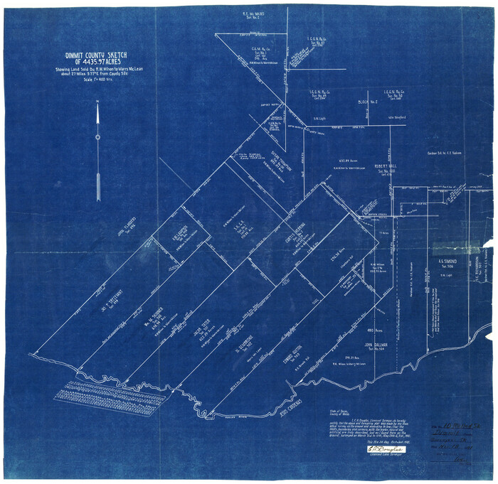 5719, Dimmit County Rolled Sketch 10, General Map Collection
