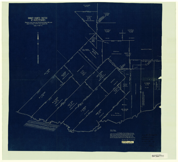 5719, Dimmit County Rolled Sketch 10, General Map Collection