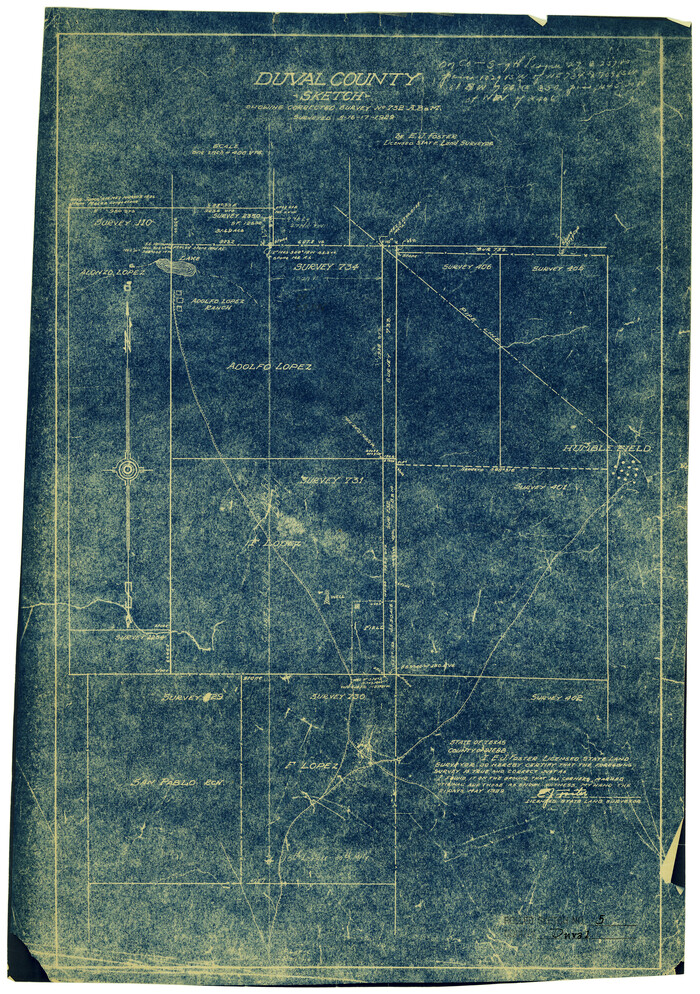 5732, Duval County Rolled Sketch 5, General Map Collection
