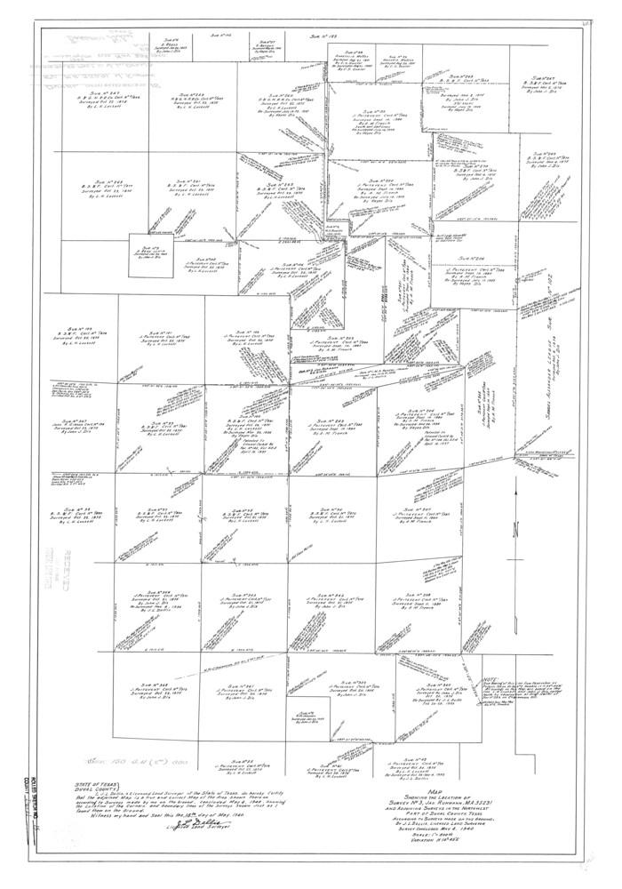 5737, Duval County Rolled Sketch 15, General Map Collection