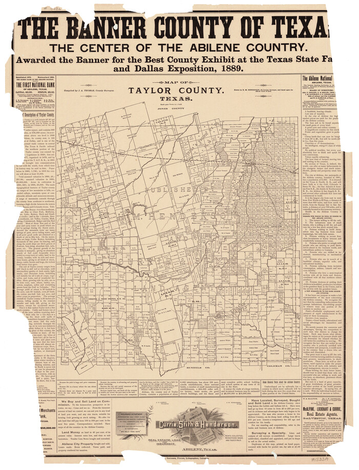 574, Taylor County, Texas, General Map Collection