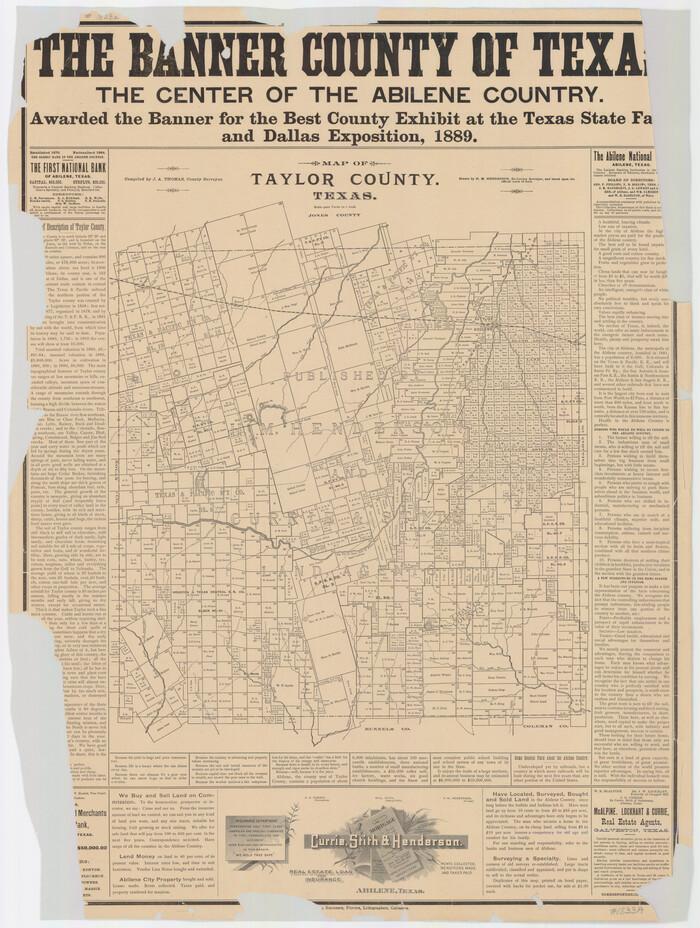 574, Taylor County Texas, General Map Collection