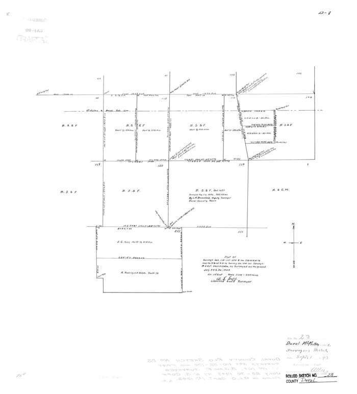 5742, Duval County Rolled Sketch 23, General Map Collection