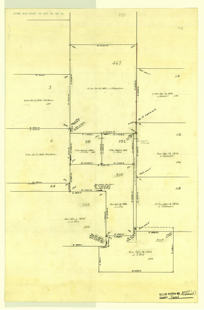 5752, Duval County Rolled Sketch 37, General Map Collection