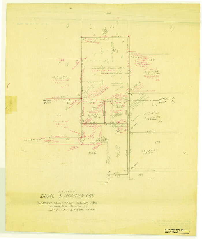 5753, Duval County Rolled Sketch 37, General Map Collection