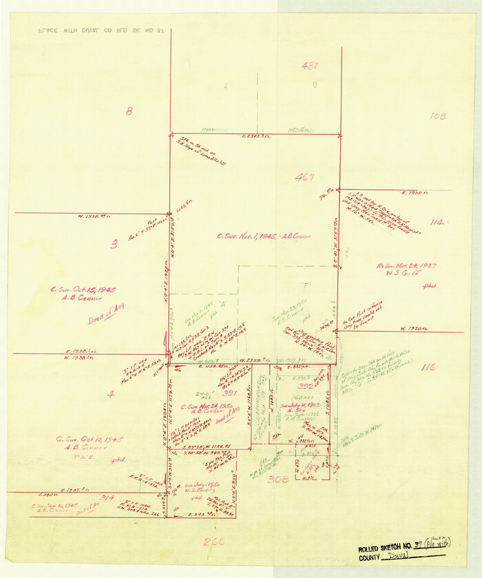 5754, Duval County Rolled Sketch 37, General Map Collection