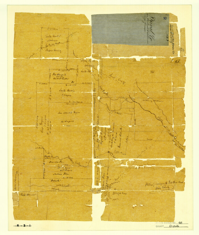 5762, Duval County Rolled Sketch 48, General Map Collection