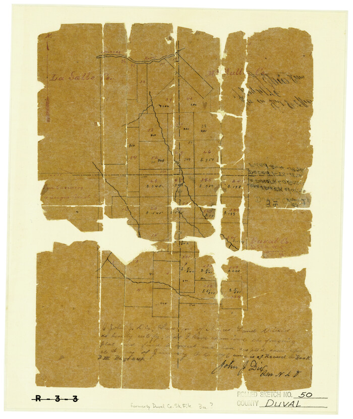 5764, Duval County Rolled Sketch 50, General Map Collection
