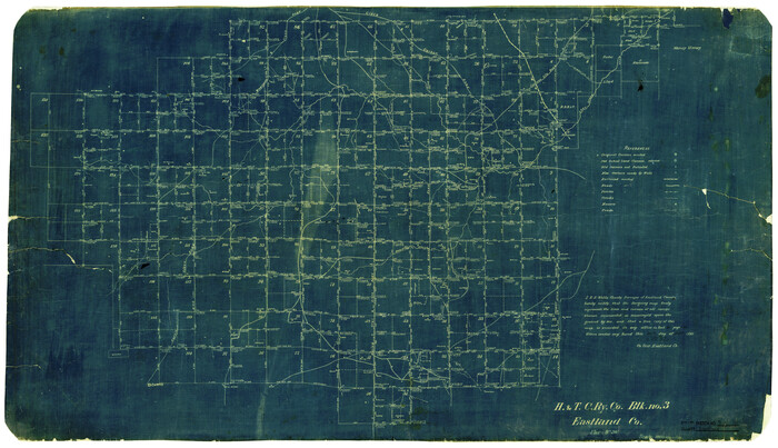 5773, Eastland County Rolled Sketch 3, General Map Collection